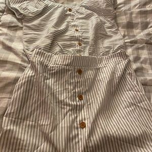 Two piece skirt and crop top set